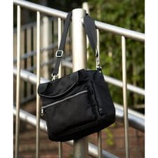 撥水ナイロン8ポケ2WAYトート