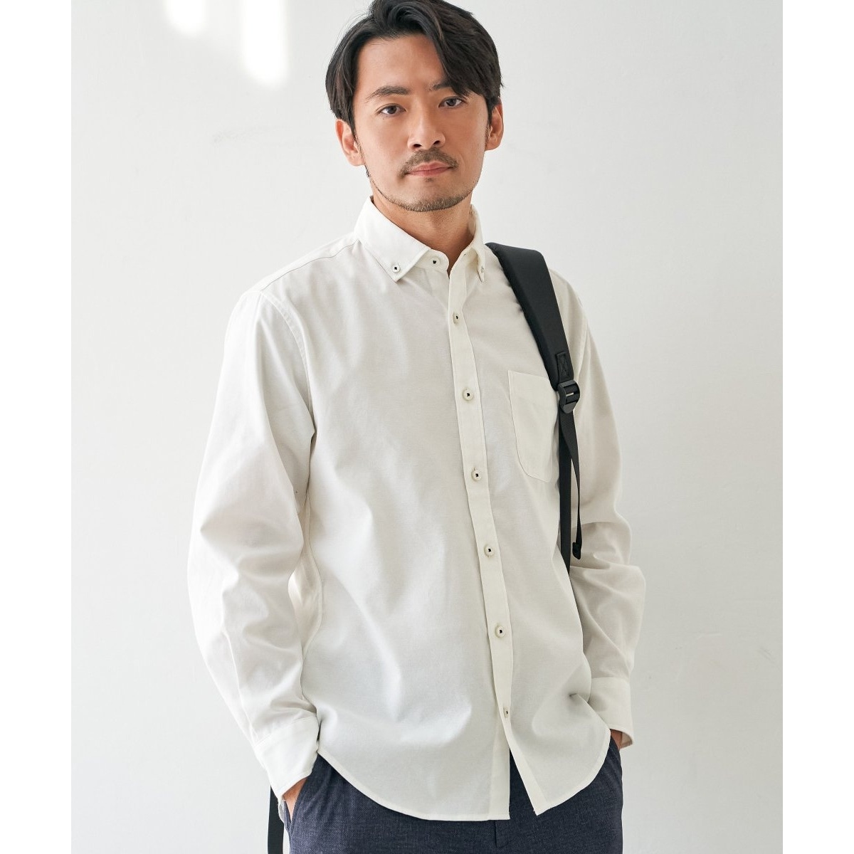 イージーケアソフトOXスイスカラーボタンダウンシャツ | イッカ(ikka