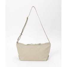 合皮スクエア横型ショルダーバッグ