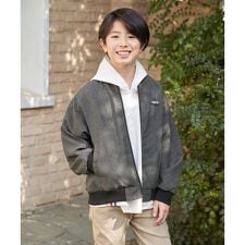 【親子コーデ】リネンライクブルゾン（110?160cm）