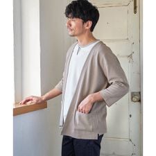 【抗菌防臭】GOKU楽冷感7分袖カーディガン