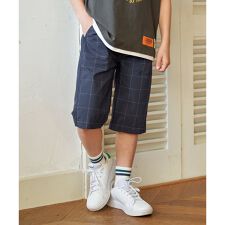 軽量リップ6.5分丈パンツ（120?160cm）