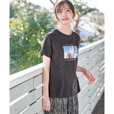 冷感ロゴフォトプリントTシャツ
