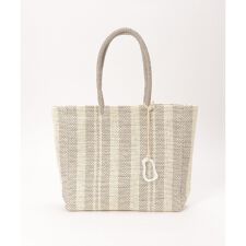 雑材ストライプトートバッグ