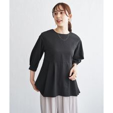 サッカーペプラムブラウス