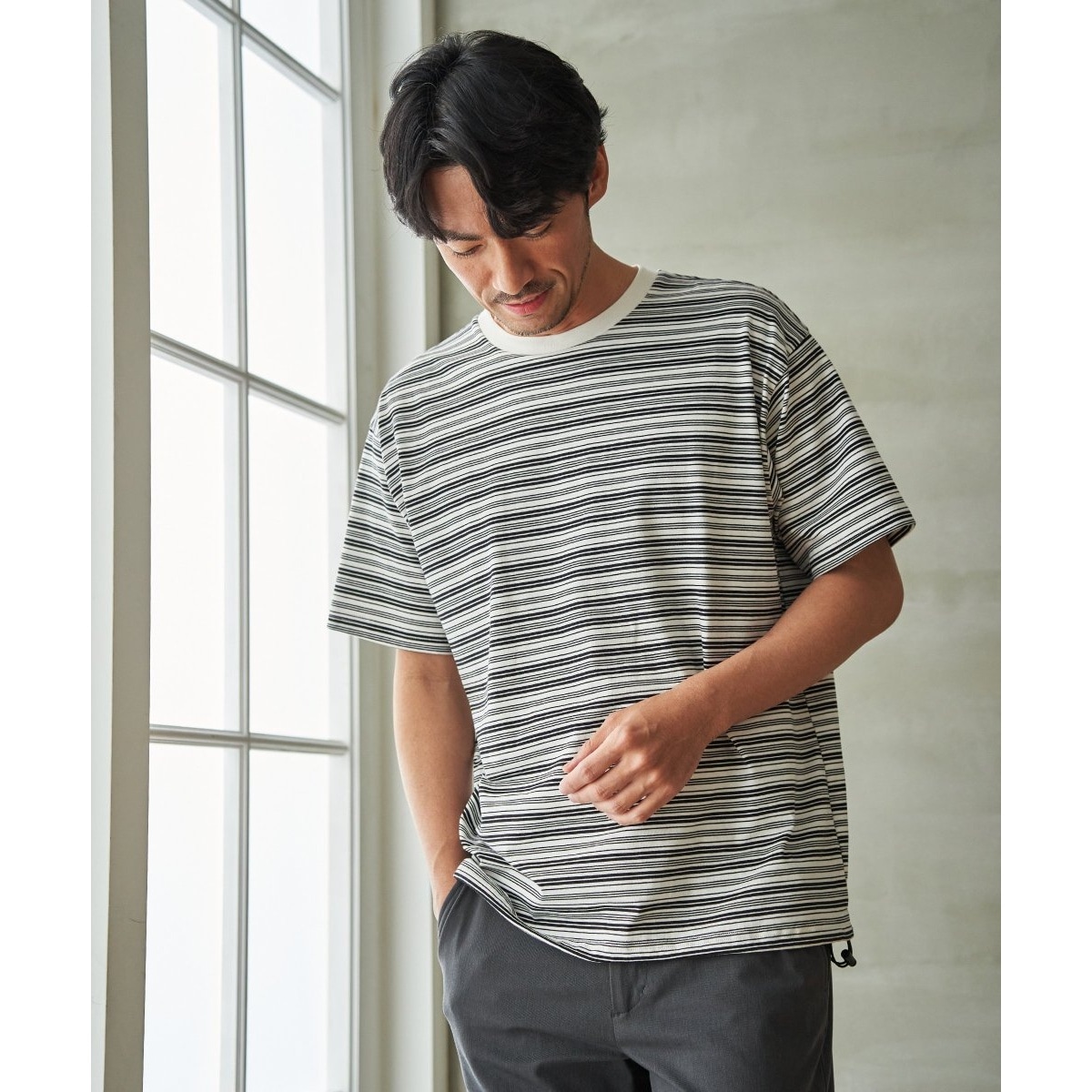 チャッピー オフネイビー ボーダー 40 Bobo Choses striped beanie for Children | Bobo Choses – BOBO