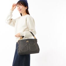 2WAYデニムハンドバッグ