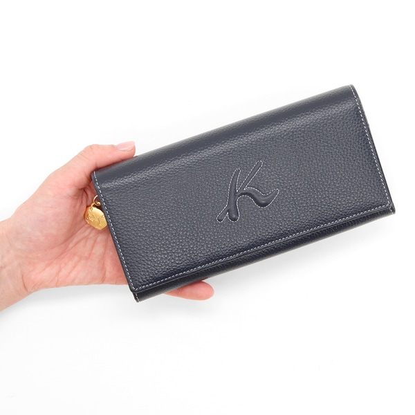 キタムラK2 キタムラケイツウ KitamuraK2 牛革ラウンド型長財布