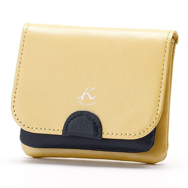 【値下げしました】KITAMURA キタムラ K2 牛革ミニ財布 キタムラケイツウ KitamuraK2 牛革口金二つ折り財布 Dー21