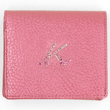 牛革ボックス型二つ折り財布