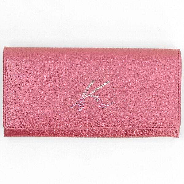 未使用！Kitamura/キタムラ☆レザー・長財布 ローズ/ピンク Kitamura - 【Kitamura / キタムラ】 レザー / がま口 長財布の