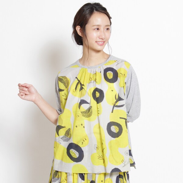 15〜19号]SUPER HAKKA×保坂優子 ｢暮らしを彩る｣プリント度甘天竺