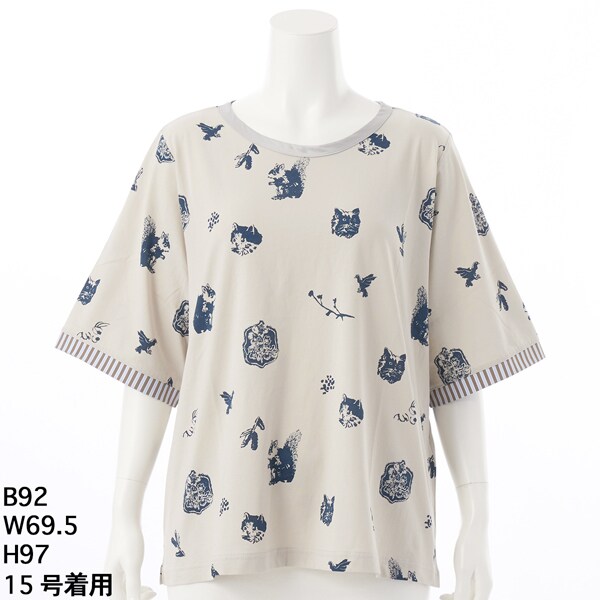 15～19号]SUPER HAKKA×庄島歩音｢tiny lives｣プリントTシャツ