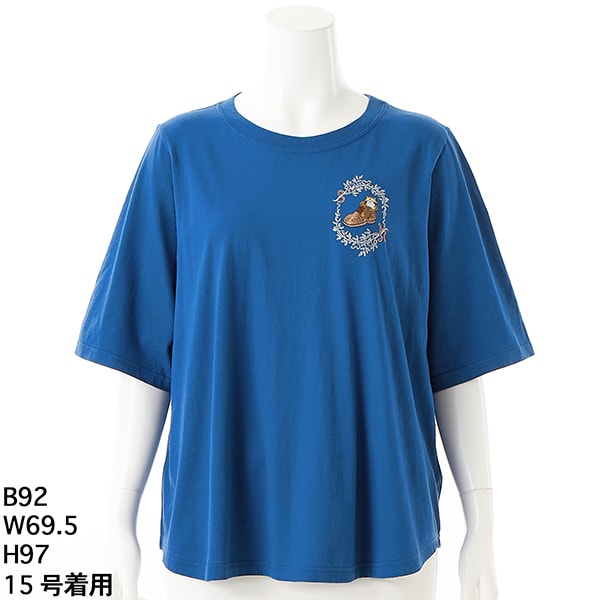 15～19号]SUPER HAKKA×中村 ころもち ｢gaze｣刺繍Tシャツ