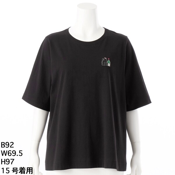 [15〜19号]SUPER HAKKA×庄島歩音「swallows and hare」Tシャツ 大きいサイズ][15号 19号 ]SUPER HAKKA×庄島歩音「swallows and