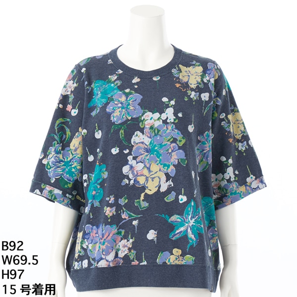 15～19号]SUPER HAKKA×reiko.matsuno｢おはな｣刺繍Tシャツ
