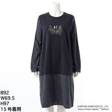 [15～19号]SUPER HAKKA×世界名作劇場 ｢赤毛のアン｣裏毛ワンピース