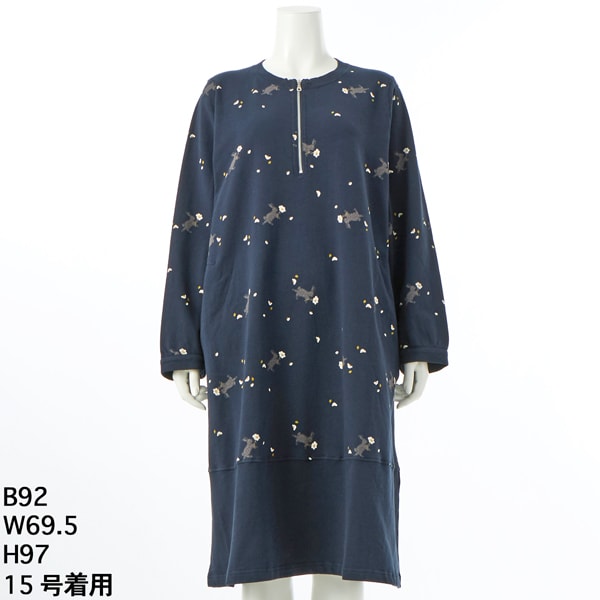 スーパーハッカフィーユ（super hakka feuille）/[15〜19号]SUPER HAKKA×世界名作劇場 「赤毛のアン」裏毛ワンピース 15～19号]SUPER HAKKA×世界名作劇場 ｢赤毛のアン｣裏毛ワンピース