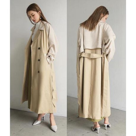 バイカラートレンチコート アナップ Anap ファッション通販 マルイウェブチャネル Cb001 563 11 01 バイカラートレンチコート アナップ Anap ファッション通販 マルイウェブチャネル Cb001 563 11 01