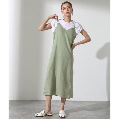 ｔシャツ フレンチリネンキャミソールワンピースアンサンブル アナップ Anap ファッション通販 マルイウェブチャネル