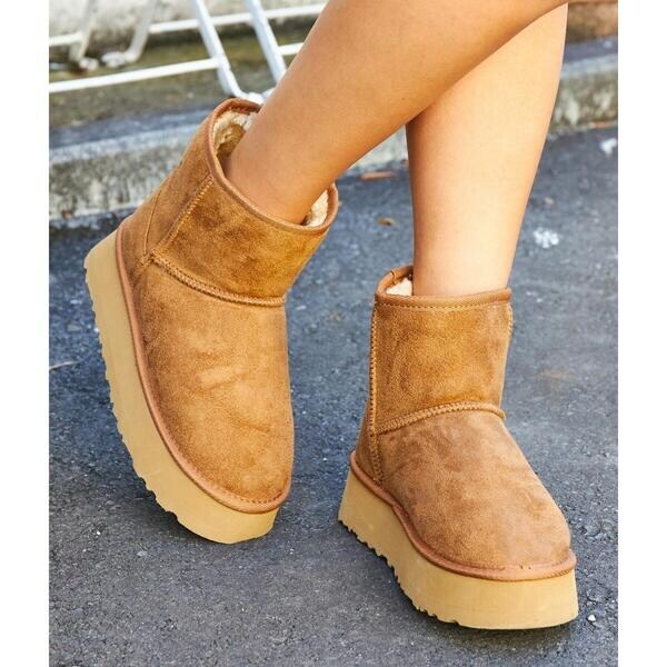 厚底ムートンブーツ | マルイウェブチャネル