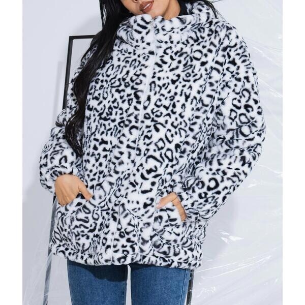 MOUSSYフェイクファーコート ヒョウ柄 レオパード MOUSSY × Schott