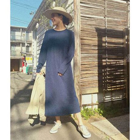 リブスリットロングワンピース アナップ Anap ファッション通販 マルイウェブチャネル