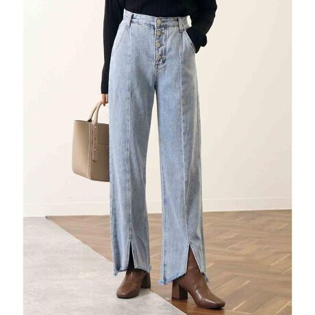 4つボタンセンター切り替えデザインデニムパンツ チル Chille ファッション通販 マルイウェブチャネル 4つボタンセンター切り替えデザインデニムパンツ チル Chille ファッション通販 マルイウェブチャネル