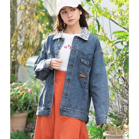 襟デザインデニムジャケット | チル(Chille) | 0556400004 | ファッション通販 マルイウェブチャネル