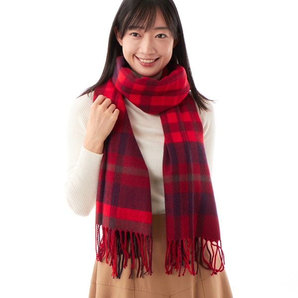 カシュネ cache nez / カシミヤボーダーストール | カシュネ(cache nez