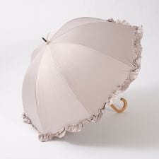 UV カット率99％以上 PUビッグフリルショートパラソル