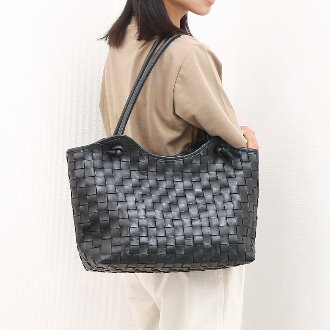 カシュネ（cache nez）/【訳あり商品】 牛革レザーメッシュトートL 訳あり商品】 牛革レザーメッシュトートL | カシュネ(cache nez