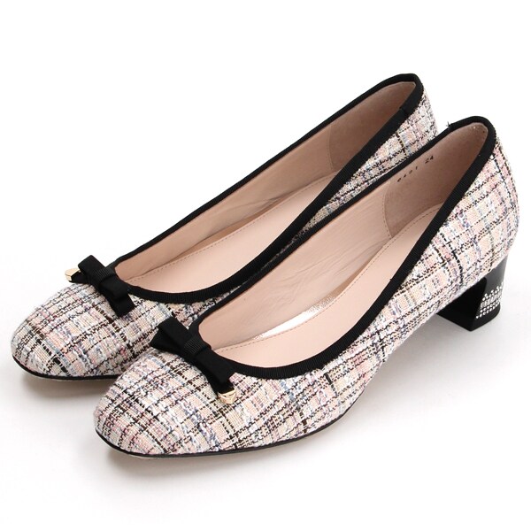 リボンモチーフスクエアトゥパンプス | ジル スチュアート(JILL STUART