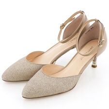 アンクルストラップセパレートパンプス