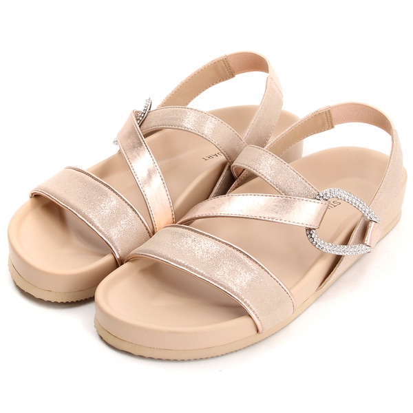 [JILLSTUART]★ROUND TOE STRAP SANDALS パデッドストラップサンダル | ジル スチュアート(JILL STUART