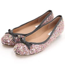 ジル スチュアート(JILL STUART)のリボンモチーフカッターパンプス