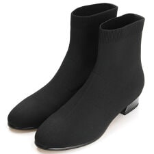 ニットショートブーツ