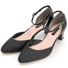 アンクルストラップセパレートパンプス