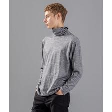 ウールジャージーウォッシャブル　タートルネック