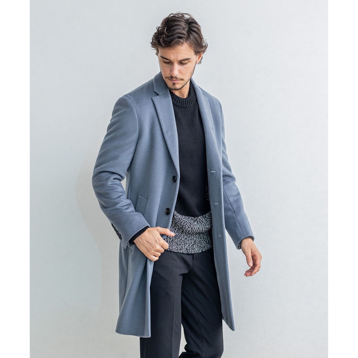 [新品、未使用]ジョゼフオム　ハーフコート綺麗めな服装に合う上品な品です