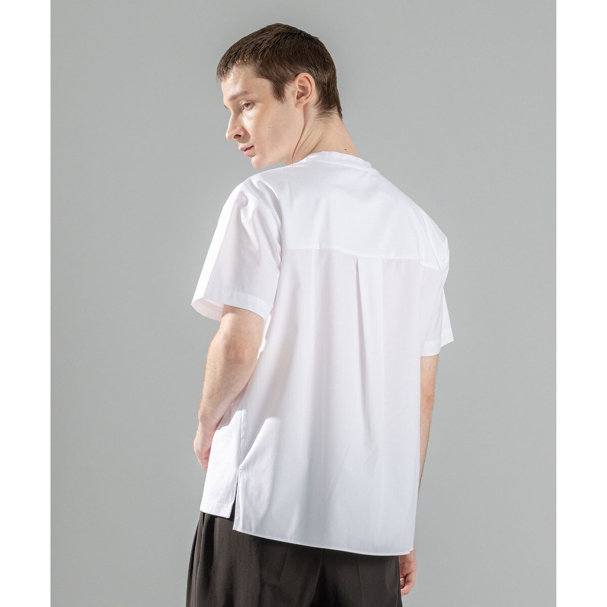 新品　ジョセフオム　スビンギザカノコハーフジップ　ポロシャツ　Tシャツ　白 JOSEPH HOMME｜スビンギザカノコ ハーフジップ | Rakuten