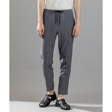 ＜新色追加＞新素材【通気性/ストレッチ】トリコサッカーストレッチ ドロスト付テーパードパンツ /