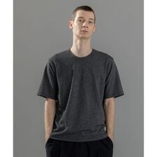 新素材【清涼感】メランジクロスジャージー　クルーネックカットソー