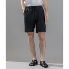 新素材【通気性/洗える/ストレッチ】トリコワッシャーストレッチ　ショートパンツ/ BERMUDA