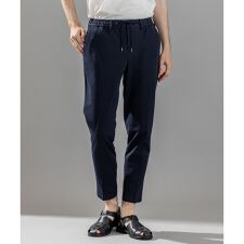 新素材【通気性/接触冷感/ストレッチ/洗える】グリットタックジャージー / ドロスト付きテーパードパ