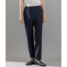 【ストレッチ/ウエストゴム仕様】キャリーマンストレッチ ドロスト付ストレートパンツ / HOVE