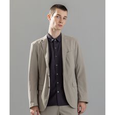 新素材【セットアップ対応】トリコソリッドストレッチ ジャケット