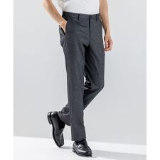 新素材【ストレッチ/セットアップ対応】シルキーウールジャージー   テーパードパンツ / CITY