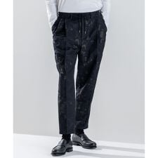 【新柄】モロッカンジャガード ドロスト付ワイドテーパードパンツ/ ORIGIN CONVERTIBL