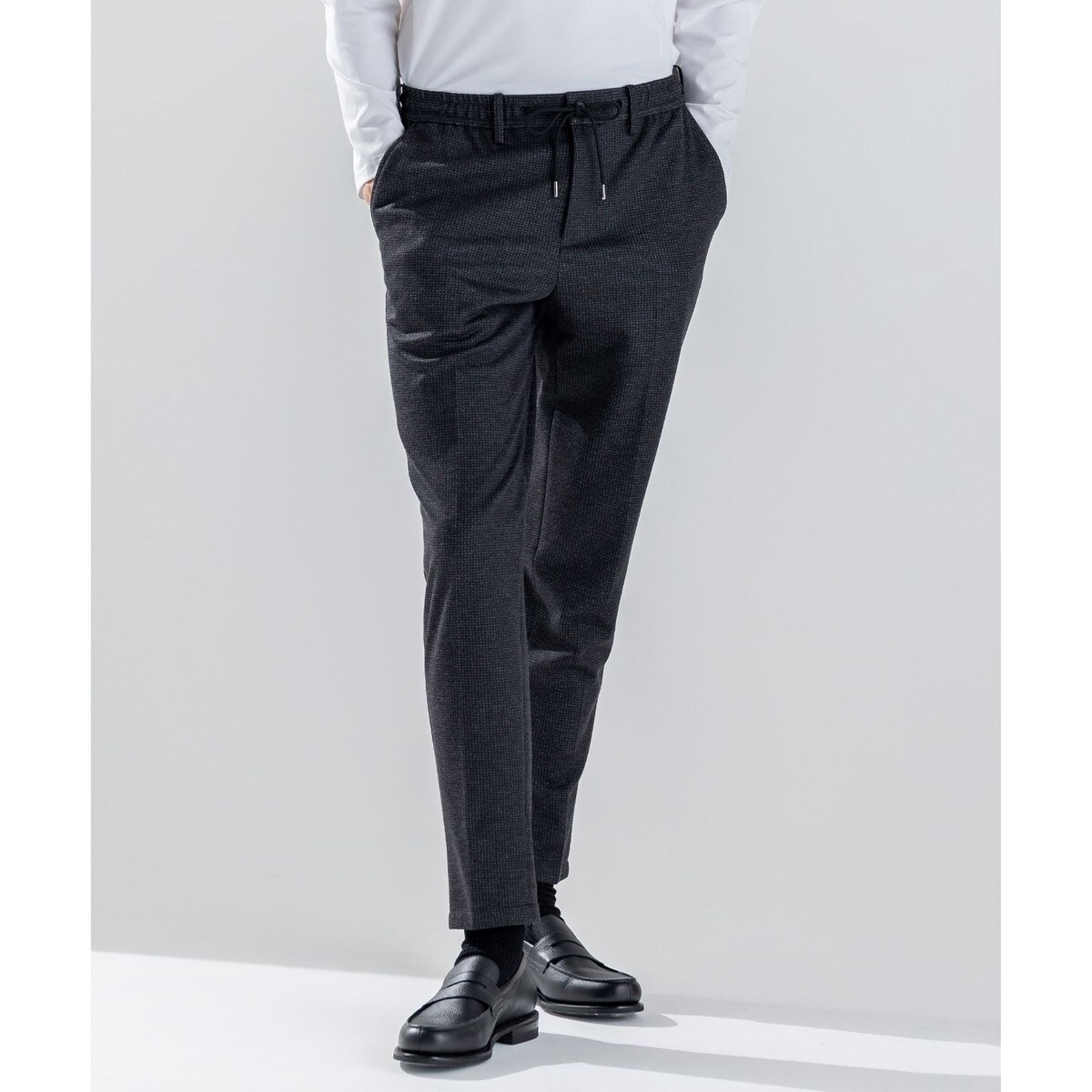 ランダムチェック テーパードパンツ（KJ25） マガジン掲載ランダムチェック テーパードパンツ（KJ25） （ピンク系3）